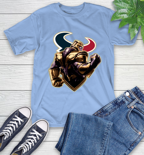NFL Thanos Avengers Endgame Football Sports Houston Texans T-Shirt 11