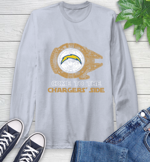 NFL Come To The Los Angeles Chargers Star Wars Football Sports Long Sleeve T-Shirt 6