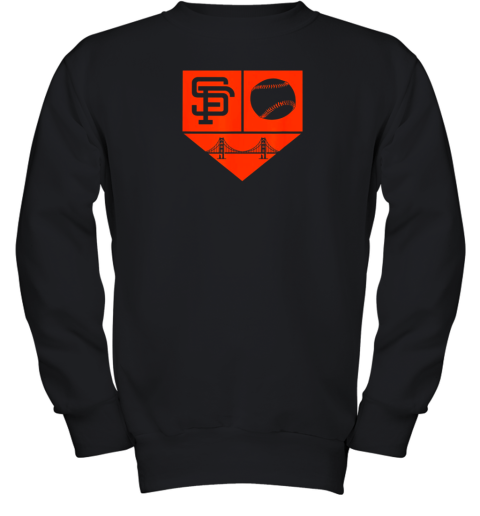 San Francisco Baseball Vintage SF Pride Giant Gift Youth Sweatshirt