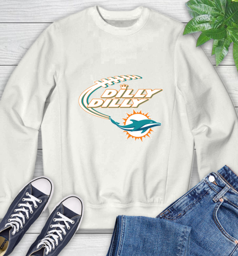 NFL Miami Dolphins Dilly Dilly Football Sports Sweatshirt
