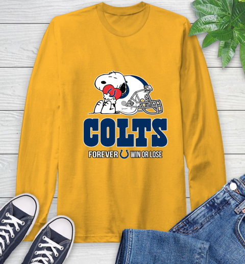 NFL The Peanuts Movie Snoopy Forever Win Or Lose Football Indianapolis Colts 60