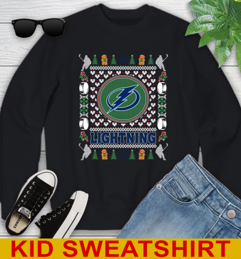 Tampa Bay Lightning Merry Christmas NHL Hockey Loyal Fan Youth Sweatshirt