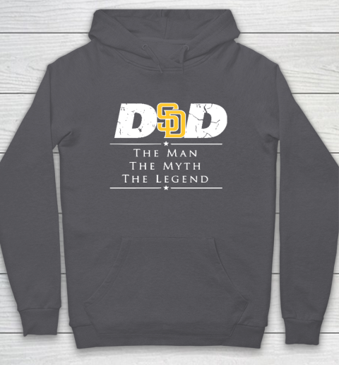 San Diego Padres MLB Baseball Dad The Man The Myth The Legend Hoodie 4