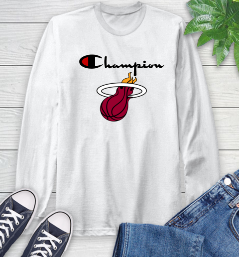 NBA Basketball Miami Heat Champion Shirt Long Sleeve T-Shirt