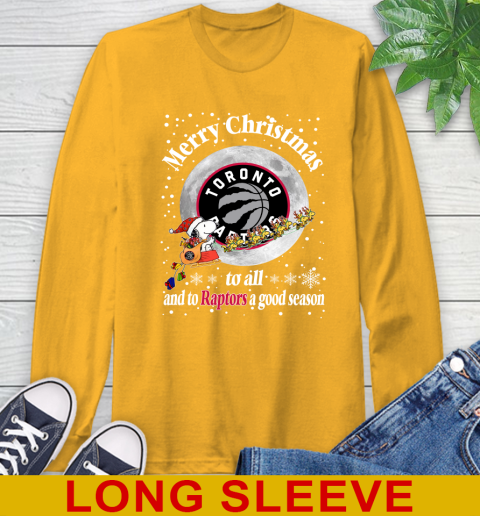 Toronto Raptors Merry Christmas To All And To Raptors A Good Season NBA Basketball Sports Long Sleeve T-Shirt 2