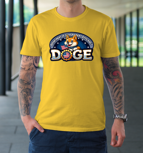 Funny DOGE Crypto Meme Department of Government Efficiency T-Shirt 4
