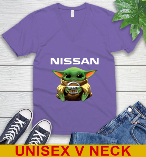 Star Wars Baby Yoda Hugs Nissan Car Shirt 54