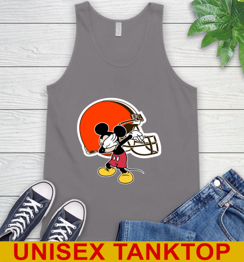 Cleveland Browns NFL Football Dabbing Mickey Disney Sports Tank Top 7