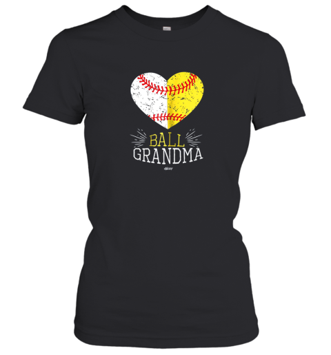 Mom Funny Baseball T Shirt Ball Funny Grandma Softball Gifts Women's T-Shirt