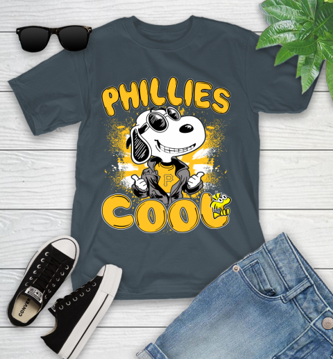 MLB Baseball Pittsburgh Pirates Cool Snoopy Shirt Youth T-Shirt 9