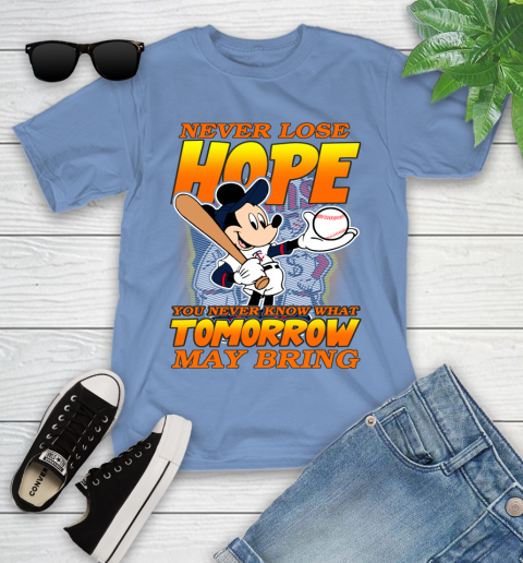Minnesota Twins MLB Baseball Mickey Disney Never Lose Hope Youth T-Shirt 15