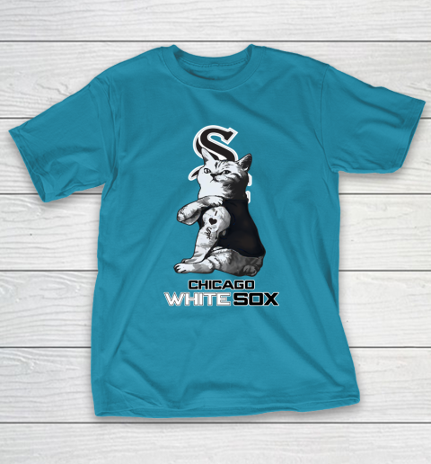 MLB Baseball My Cat Loves Chicago White Sox T-Shirt 7