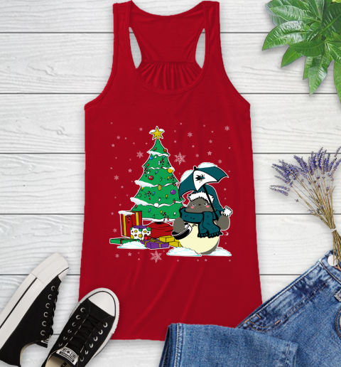 St.Louis Blues NHL Hockey Cute Tonari No Totoro Christmas Sports (2) Racerback Tank 5