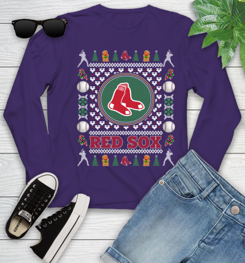 Boston Red Sox Merry Christmas MLB Baseball Loyal Fan Ugly Shirt 127