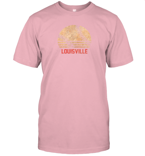 sm8l vintage baseball louisville shirt cool softball gift jersey t shirt 60 front pink