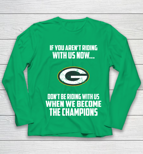 NFL Green Bay Packers Football We Become The Champions Youth Long Sleeve 4