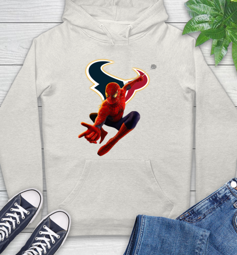 NFL Spider Man Avengers Endgame Football Houston Texans Hoodie 12