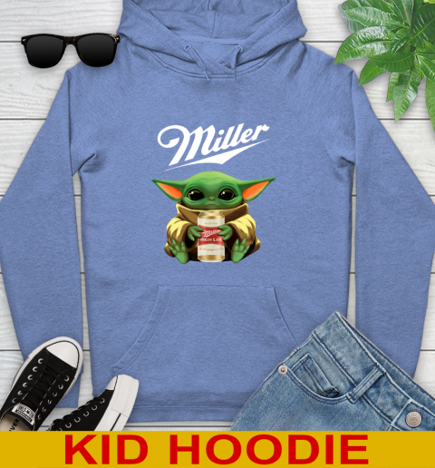 Star Wars Baby Yoda Hugs Miller High Life Beer Shirt 145