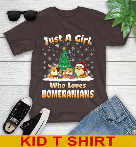 Christmas Just a girl who love pomeranians dog pet lover 102