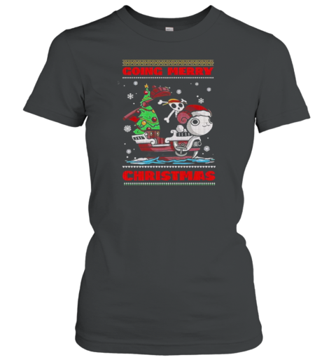 One Piece Going Merry ugly Christmas 2024 Women's T-Shirt