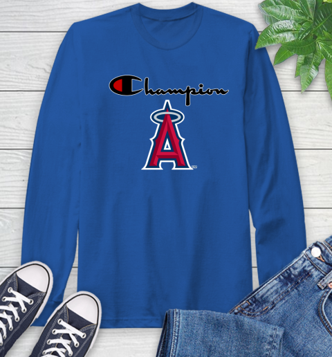 MLB Baseball Los Angeles Angels Champion Shirt Long Sleeve T-Shirt 7