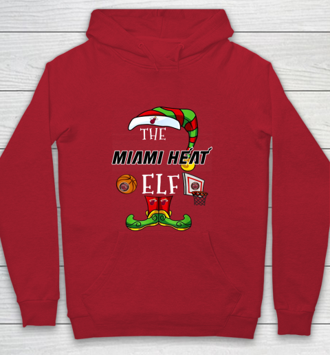 Miami Heat Christmas ELF Funny NBA Youth Hoodie 7