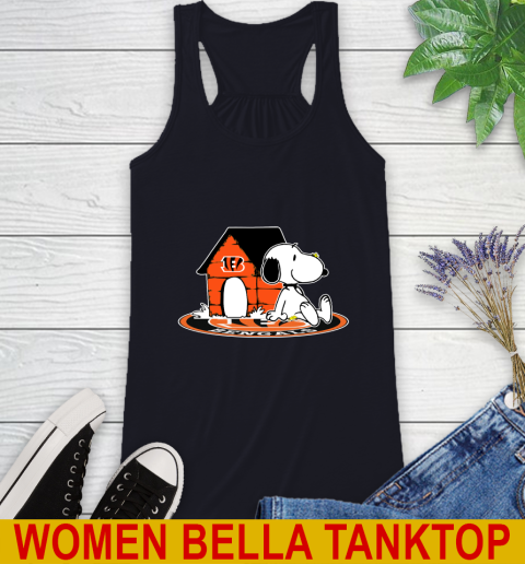 NFL Football Cincinnati Bengals Snoopy The Peanuts Movie Shirt Racerback Tank 10