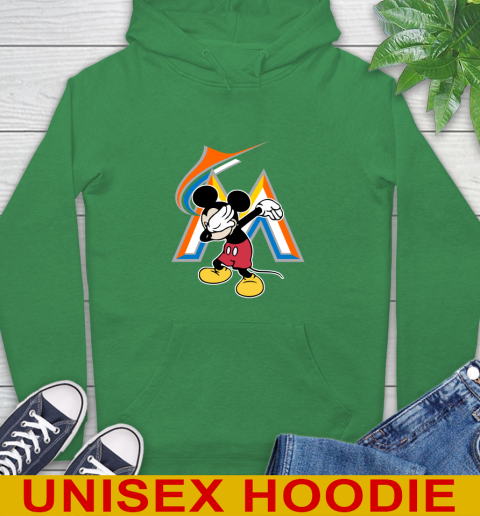 Miami Marlins MLB Baseball Dabbing Mickey Disney Sports Hoodie 8