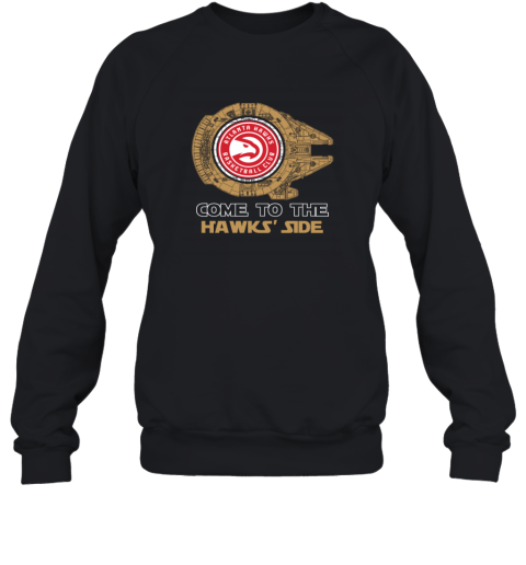 NBA Come To The Atlanta Hawks Side Star Wars Basketball Sports Sweatshirt