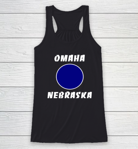 Nebraska Blue Dot Democratic 2nd District Omaha Racerback Tank