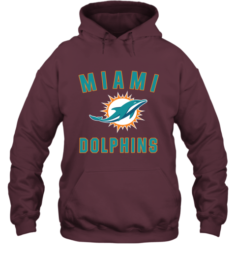 Miami Dolphins NFL Pro Line by Fanatics Branded Aqua Vintage Victory Hoodie