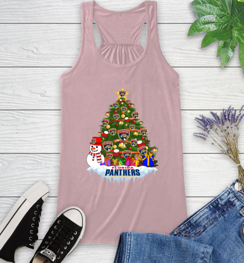 Florida Panthers Merry Christmas NHL Hockey Sports Racerback Tank - Image 12