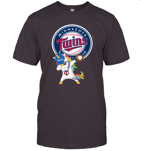 Hip Hop Dabbing Unicorn Flippin Love Minnesota Twins Unisex Jersey Tee
