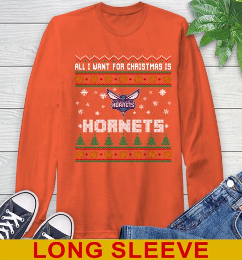 NBA Basketball All I Want For Christmas Is Charlotte Hornets 58