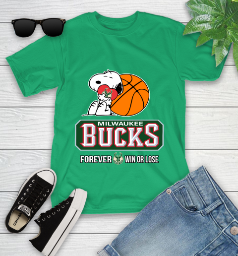NBA The Peanuts Movie Snoopy Forever Win Or Lose Basketball Milwaukee Bucks 108