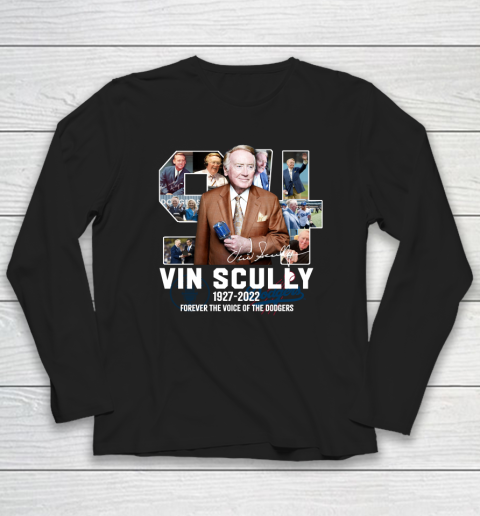 RIP Vin Scully 1927 2022 Los Angeles Legend Long Sleeve T-Shirt