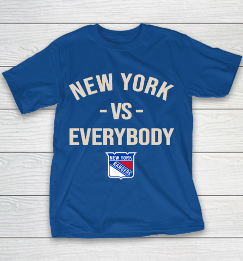 New York Rangers Vs Everybody Youth T-Shirt 6