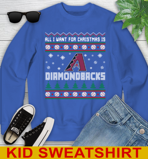 MLB All I Want For Christmas Is Arizona Diamondbacks Baseball Sports 114