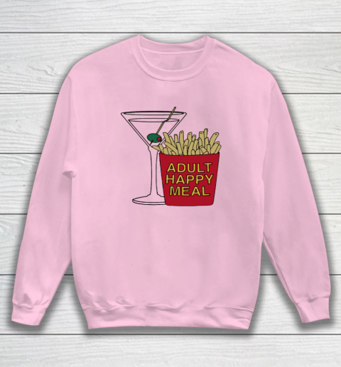 Adult Happy Meal Martini And Fries Sweatshirt 5