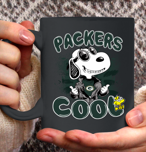 NFL Football Green Bay Packers Cool Snoopy Shirt Ceramic Mug 11oz