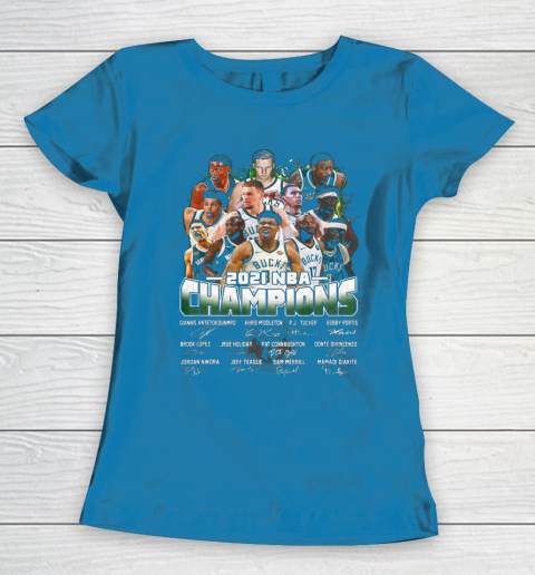 Milwaukee Bucks Championship shirt Milwaukee Basketball Bucks Finals 2021 Women's T-Shirt 6