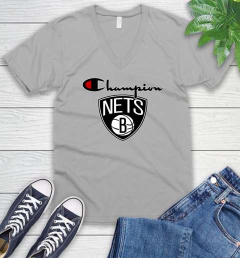 NBA Basketball Brooklyn Nets Champion Shirt V-Neck T-Shirt 2