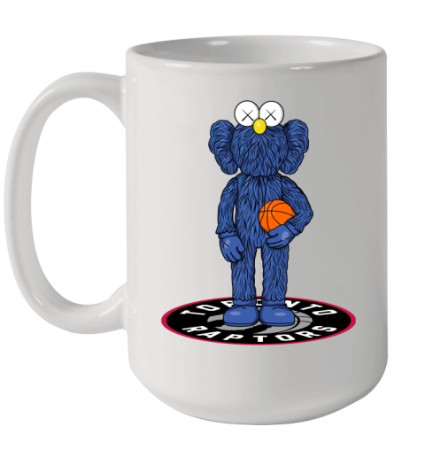 NBA Basketball Toronto Raptors Kaws Bff Blue Figure Shirt Ceramic Mug 15oz