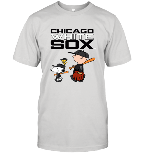 Chicago White Sox Let's Play Baseball Together Snoopy MLB Shirt