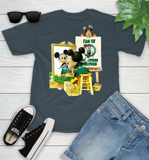 NBA Basketball Boston Celtics Mickey Drawing Shirt 102