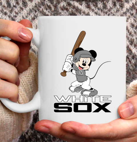 MLB Baseball Chicago White Sox Cheerful Mickey Mouse Shirt Ceramic Mug 15oz 2