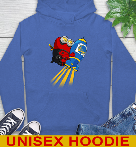 NBA Basketball Golden State Warriors Deadpool Minion Marvel Shirt Hoodie 9