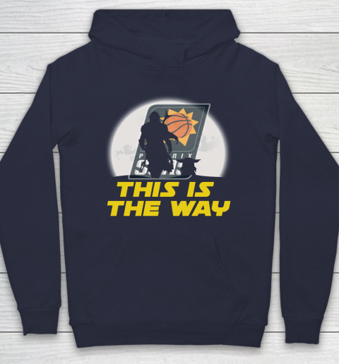 Phoenix Suns NBA Basketball Star Wars Yoda And Mandalorian This Is The Way Hoodie 2