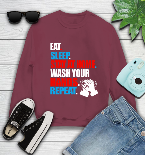 Coronavirus Shirt  Eat Sleep Stay At Home Wash Your Hands Repeat Shirt 29