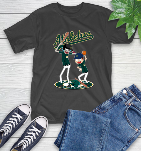 MLB Oakland Athletics Rick And Morty Baseball 2